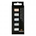Royal Talens Rembrandt Soft Pastels - Set Of 5 - Light Greys [31820515]